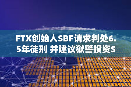 FTX创始人SBF请求判处6.5年徒刑 并建议狱警投资Solana