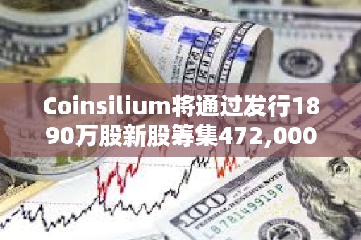 Coinsilium将通过发行1890万股新股筹集472,000英镑