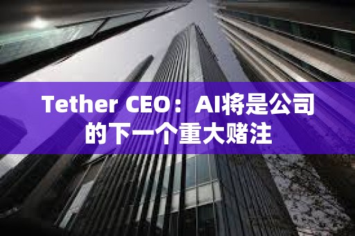 Tether CEO：AI将是公司的下一个重大赌注