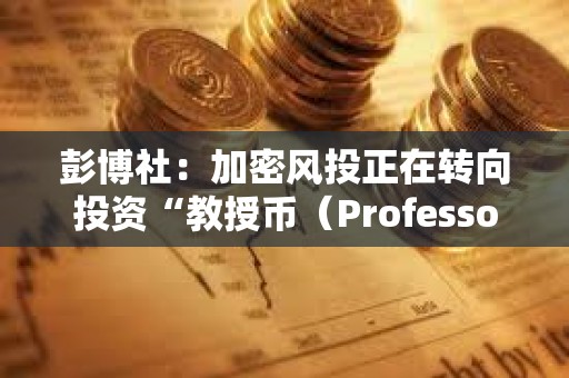 彭博社：加密风投正在转向投资“教授币（Professor Coin）”项目