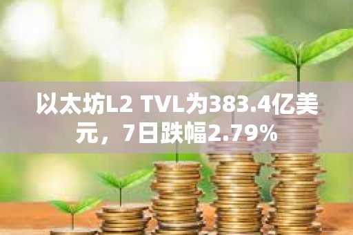 以太坊L2 TVL为383.4亿美元，7日跌幅2.79%