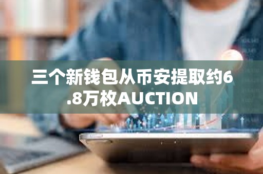 三个新钱包从币安提取约6.8万枚AUCTION