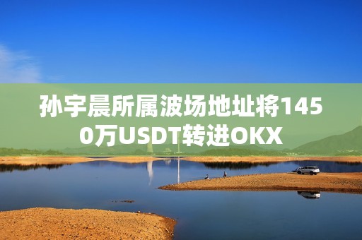 孙宇晨所属波场地址将1450万USDT转进OKX