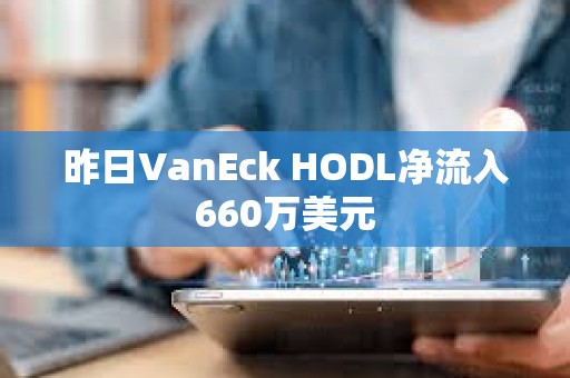昨日VanEck HODL净流入660万美元