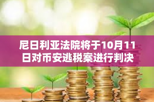 尼日利亚法院将于10月11日对币安逃税案进行判决