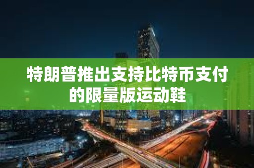 特朗普推出支持比特币支付的限量版运动鞋