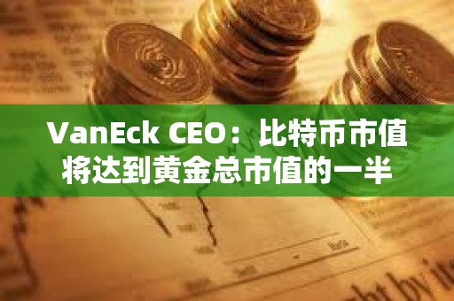 VanEck CEO：比特币市值将达到黄金总市值的一半