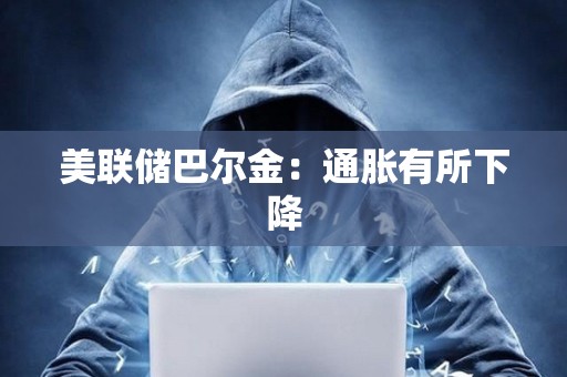 美联储巴尔金：通胀有所下降