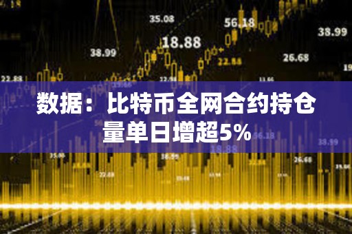 数据：比特币全网合约持仓量单日增超5%