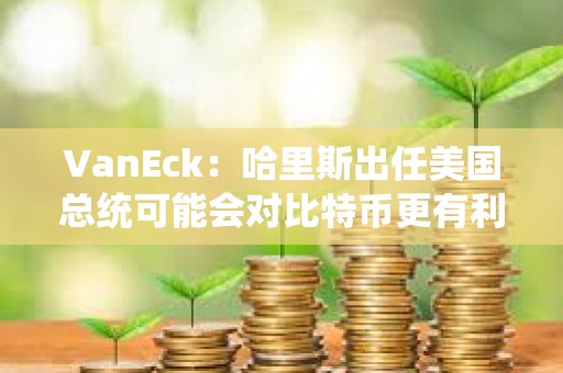 VanEck:哈里斯出任美国总统可能会对比特币更有利 VanEck:哈里斯出任美国总统可能会对比特币更有利