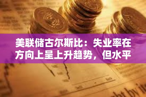 美联储古尔斯比：失业率在方向上呈上升趋势，但水平仍然较低
