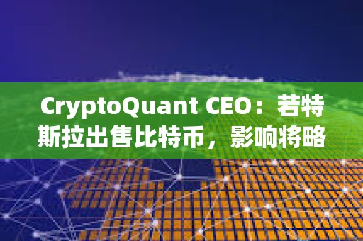 CryptoQuant CEO：若特斯拉出售比特币，影响将略高于德国政府的一半