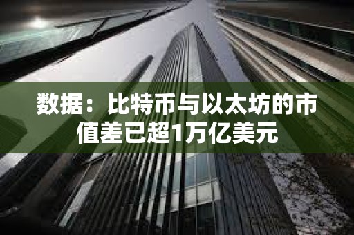 数据：比特币与以太坊的市值差已超1万亿美元