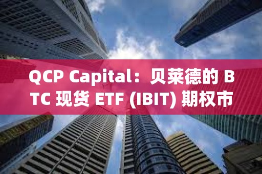 QCP Capital：贝莱德的 BTC 现货 ETF (IBIT) 期权市场表现强劲