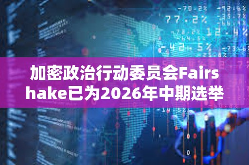 加密政治行动委员会Fairshake已为2026年中期选举筹集7800万美元