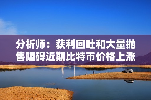 分析师：获利回吐和大量抛售阻碍近期比特币价格上涨