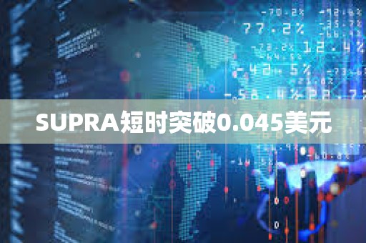 SUPRA短时突破0.045美元