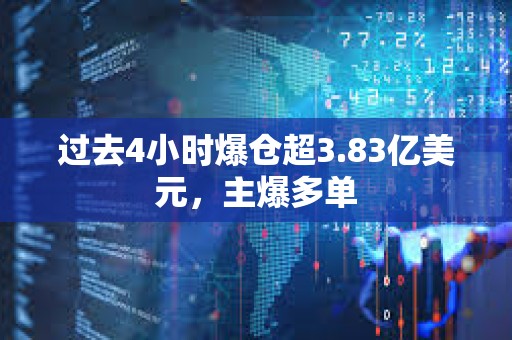 过去4小时爆仓超3.83亿美元，主爆多单