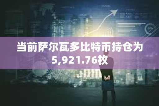 当前萨尔瓦多比特币持仓为5,921.76枚