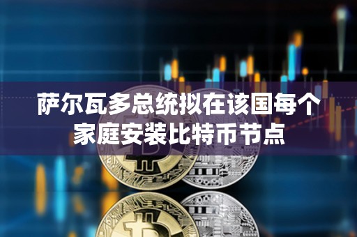 萨尔瓦多总统拟在该国每个家庭安装比特币节点