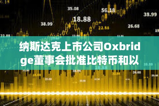 纳斯达克上市公司Oxbridge董事会批准比特币和以太坊纳入战略储备