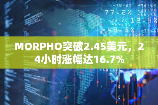 MORPHO突破2.45美元，24小时涨幅达16.7%
