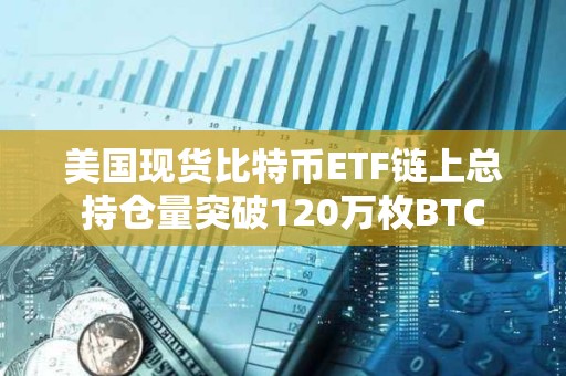 美国现货比特币ETF链上总持仓量突破120万枚BTC