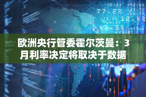 欧洲央行管委霍尔茨曼：3月利率决定将取决于数据