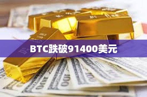 BTC跌破91400美元