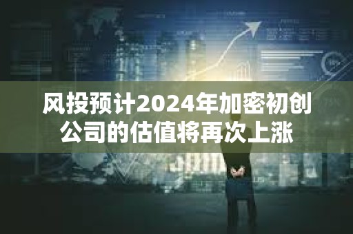 风投预计2024年加密初创公司的估值将再次上涨
