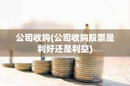 公司收购(公司收购股票是利好还是利空) 公司收购(公司收购股票是利好还是利空)