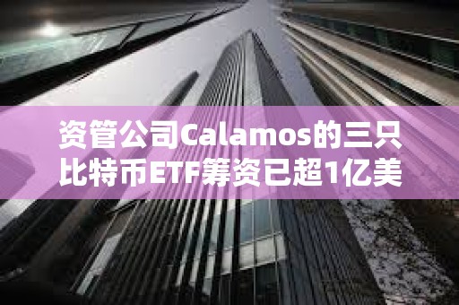 资管公司Calamos的三只比特币ETF筹资已超1亿美元