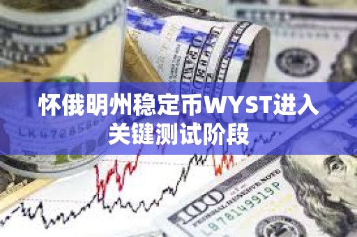 怀俄明州稳定币WYST进入关键测试阶段