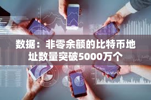 数据：非零余额的比特币地址数量突破5000万个