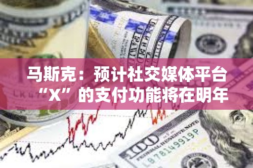 马斯克：预计社交媒体平台“X”的支付功能将在明年年中推出