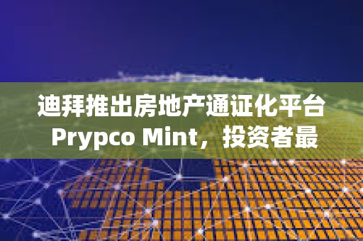 迪拜推出房地产通证化平台 Prypco Mint，投资者最低可投资 540 美元参与迪拜房地产市场
