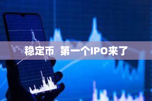 稳定币  第一个IPO来了