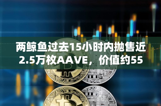 两鲸鱼过去15小时内抛售近2.5万枚AAVE，价值约551万美元