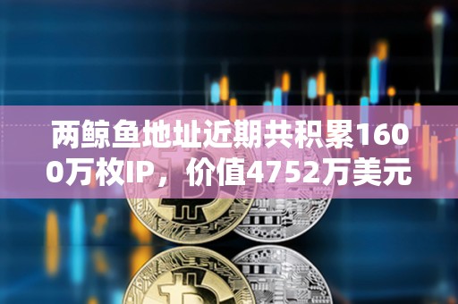 两鲸鱼地址近期共积累1600万枚IP，价值4752万美元