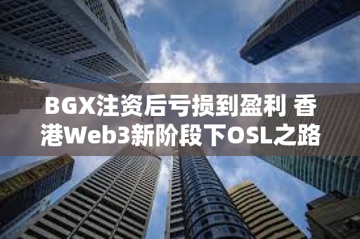 BGX注资后亏损到盈利 香港Web3新阶段下OSL之路再难复制？