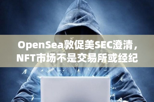 OpenSea敦促美SEC澄清，NFT市场不是交易所或经纪商