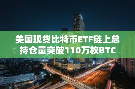 美国现货比特币ETF链上总持仓量突破110万枚BTC
