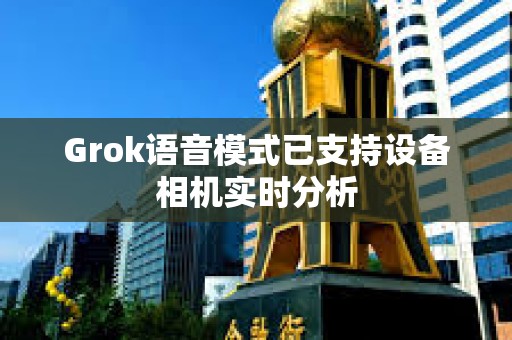 Grok语音模式已支持设备相机实时分析