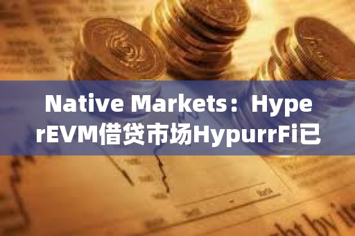 Native Markets：HyperEVM借贷市场HypurrFi已支持USDH