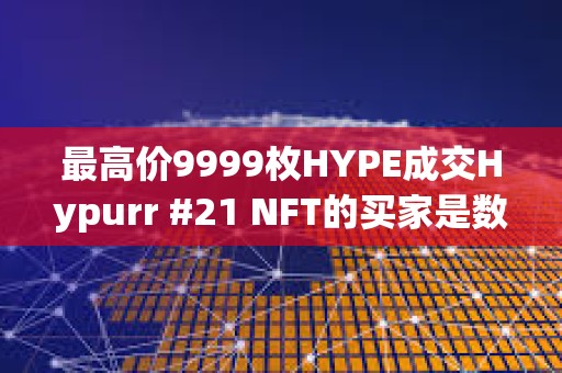 最高价9999枚HYPE成交Hypurr #21 NFT的买家是数字资产服务商Flowdesk