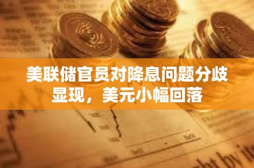 美联储官员对降息问题分歧显现，美元小幅回落