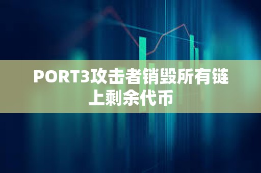 PORT3攻击者销毁所有链上剩余代币