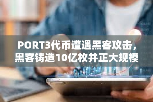 PORT3代币遭遇黑客攻击，黑客铸造10亿枚并正大规模抛售