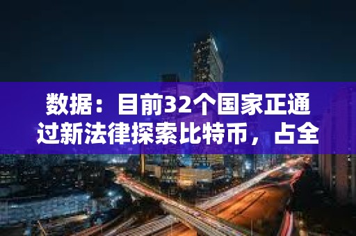 数据：目前32个国家正通过新法律探索比特币，占全球国家总数的约六分之一