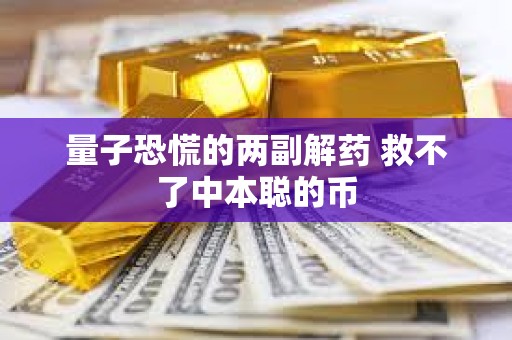 量子恐慌的两副解药 救不了中本聪的币